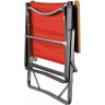 Кресло складное KOVEA TITAN FLAT CHAIR II L SUNSET, красный KECU9CA-07SU
